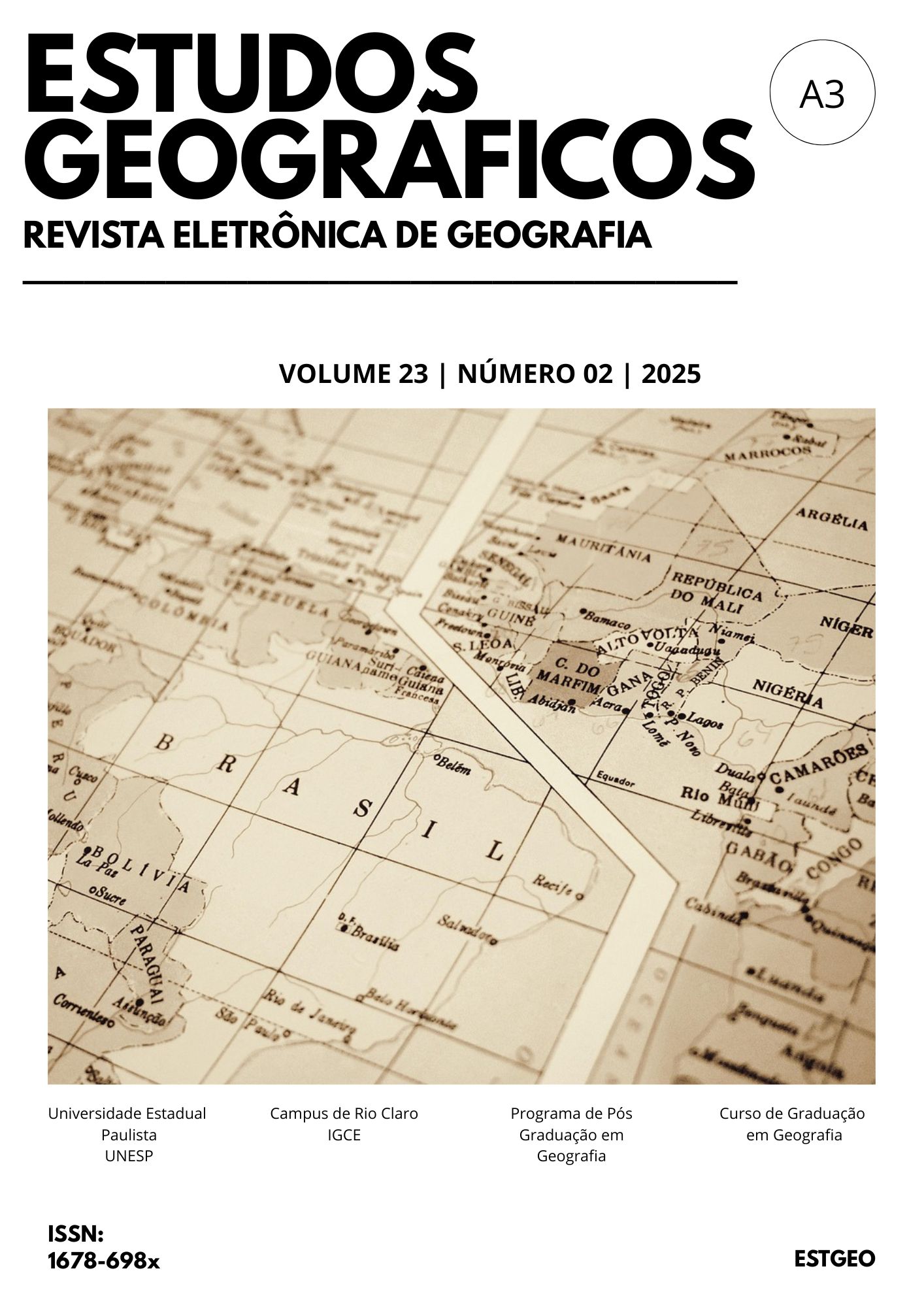 					Visualizar v. 23 n. 2 (2025): Estudos Geográficos: Revista Eletrônica de Geografia
				